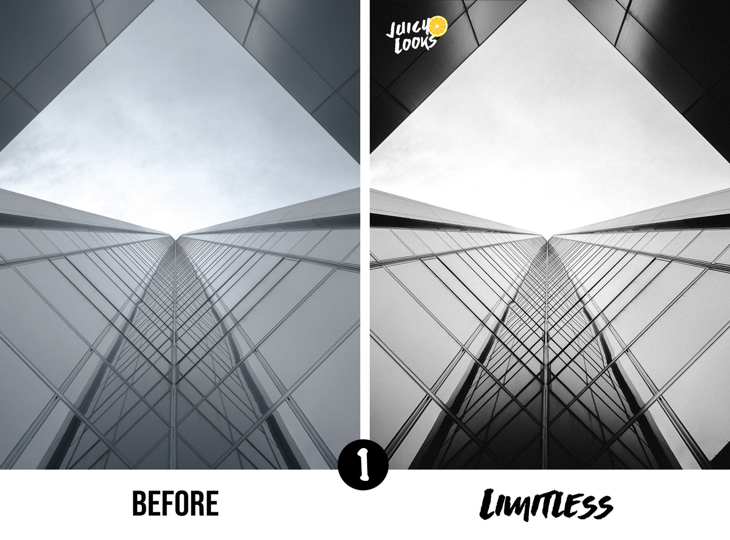 Architecture Black and White Lightroom Presets for Mobile & Desktop - Juicy Looks Presets