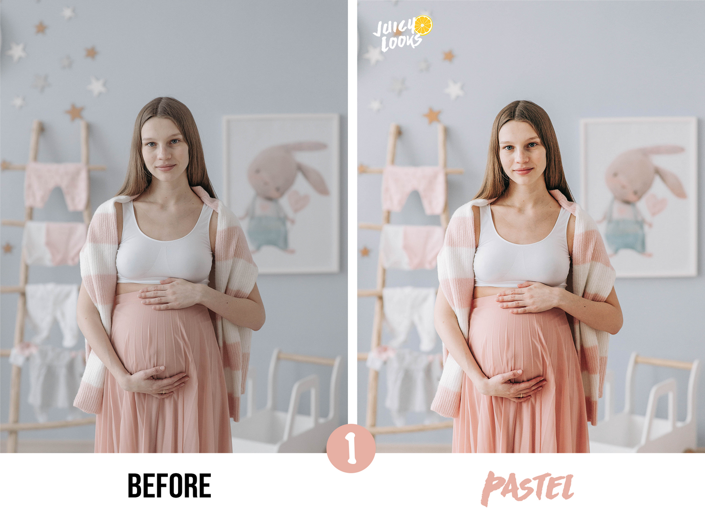Maternity Lightroom Presets for Mobile & Desktop - Juicy Looks Presets