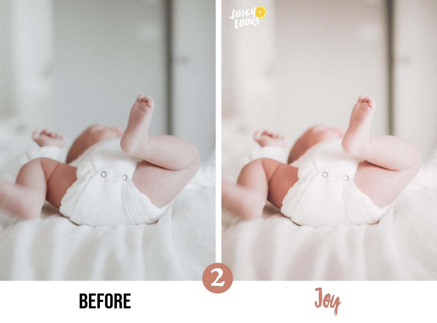 Baby & Newborn Lightroom Presets for Mobile & Desktop - Juicy Looks Presets