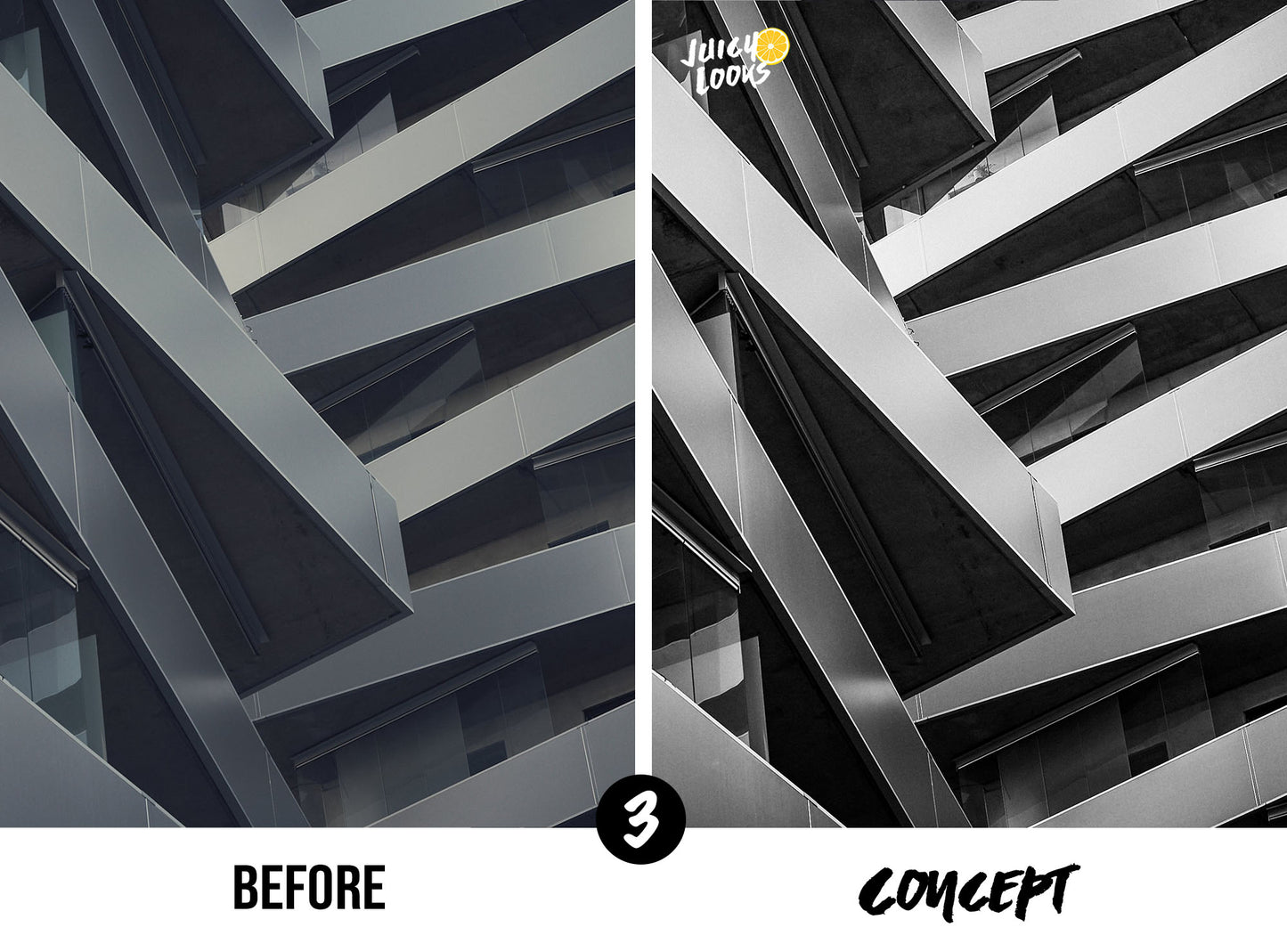 Architecture Black and White Lightroom Presets for Mobile & Desktop - Juicy Looks Presets