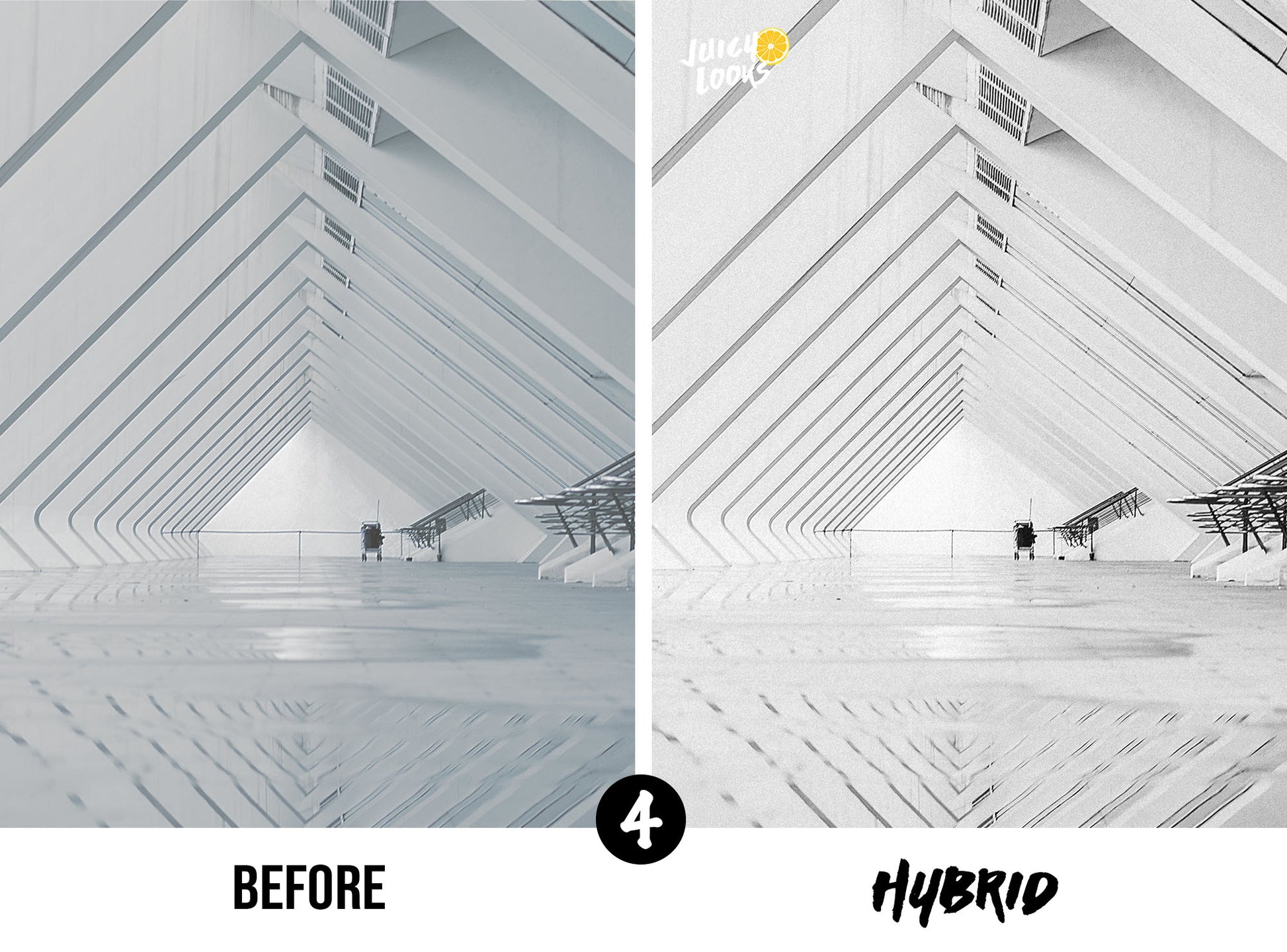 Architecture Black and White Lightroom Presets for Mobile & Desktop - Juicy Looks Presets