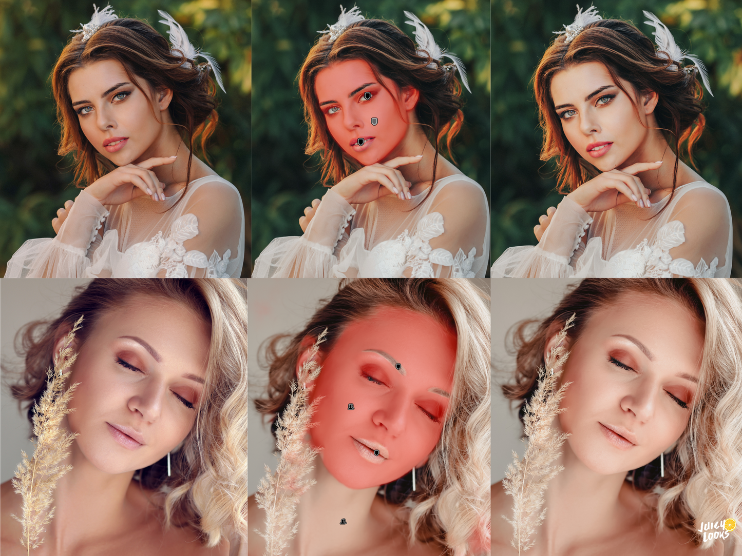 Lightroom AI Masks + Presets Beauty Retouching Bundle - Juicy Looks Presets