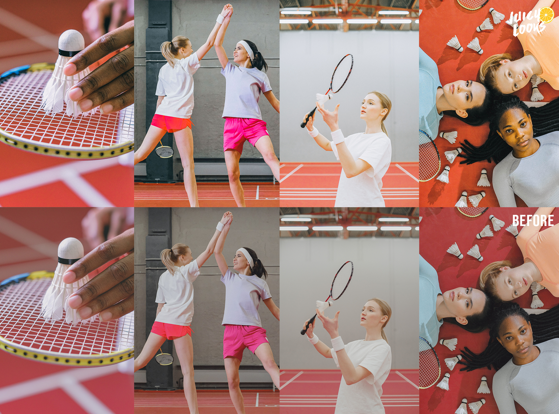 Badminton Lightroom Presets for Mobile & Desktop - Juicy Looks Presets