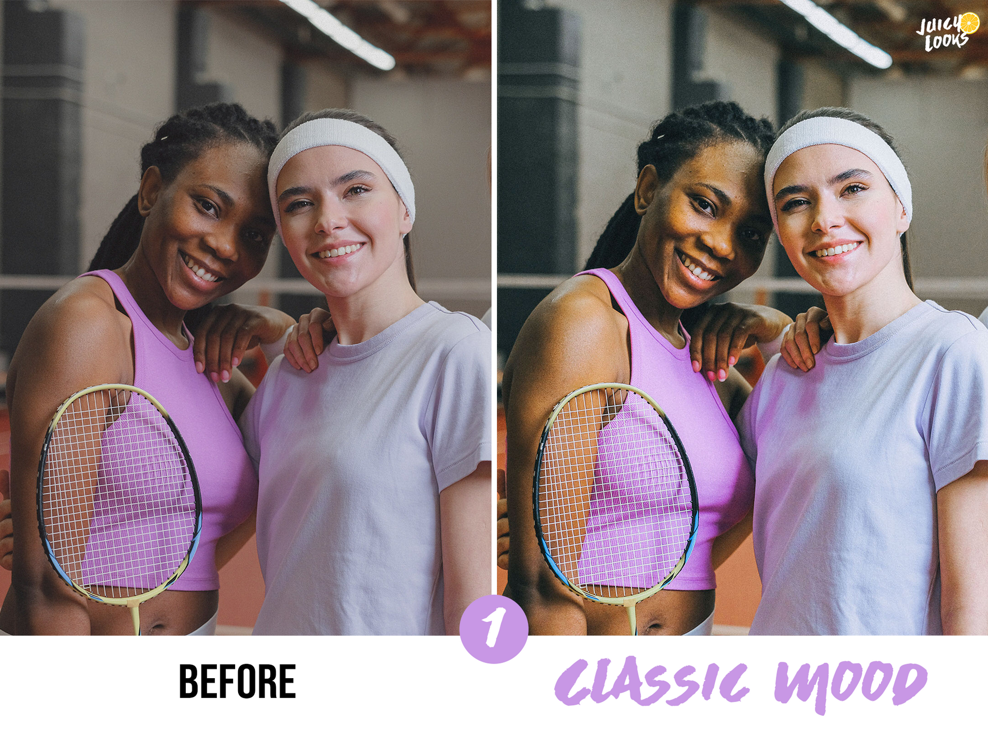 Badminton Lightroom Presets for Mobile & Desktop - Juicy Looks Presets