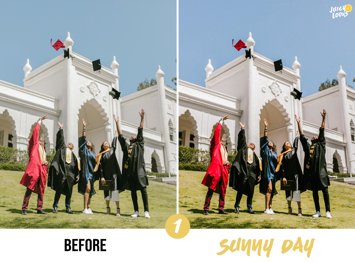 Graduation Lightroom Presets for Mobile & Desktop - Juicy Looks Presets