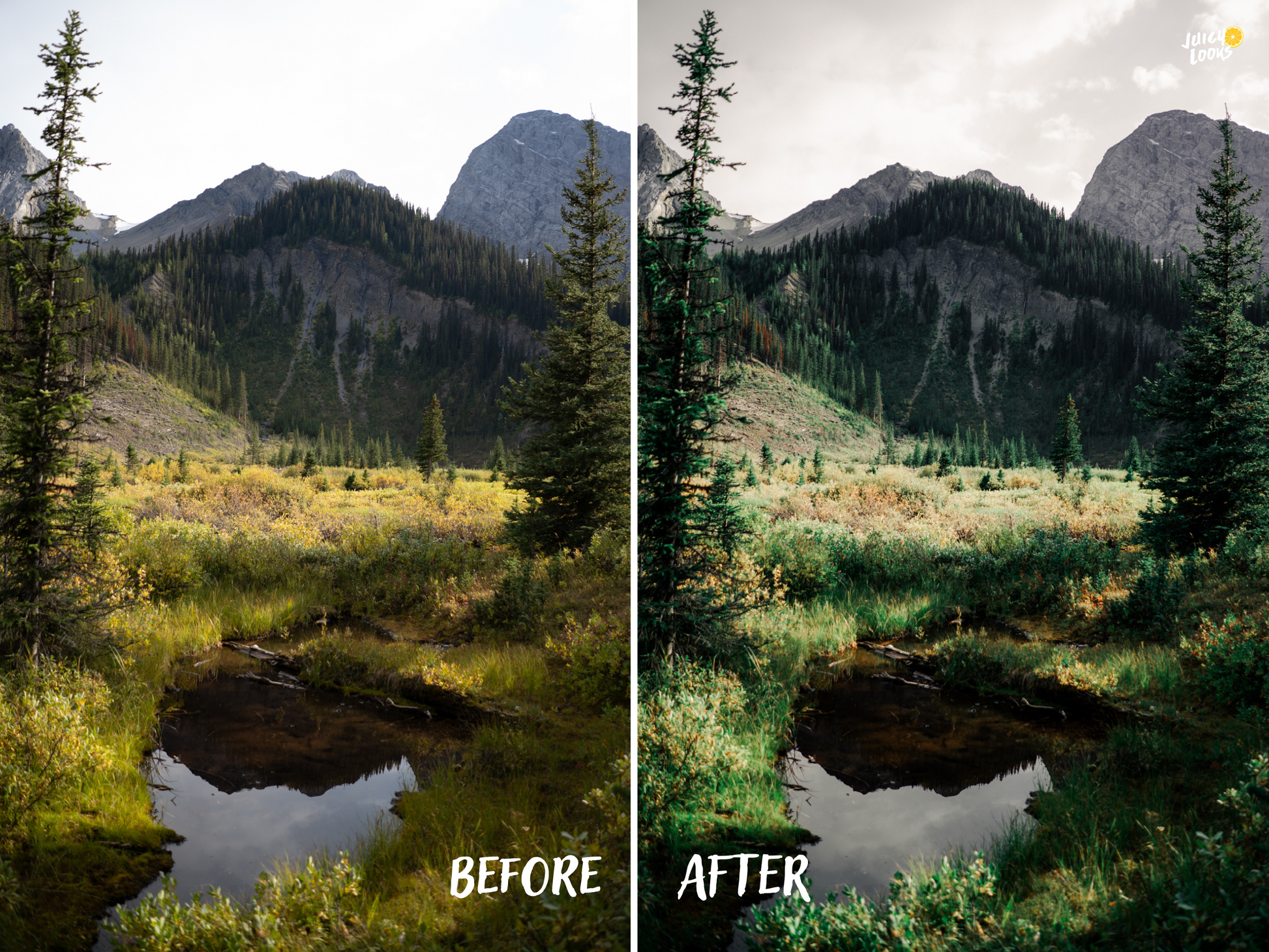 Hiking Lightroom Presets for Mobile & Desktop - Juicy Looks Presets