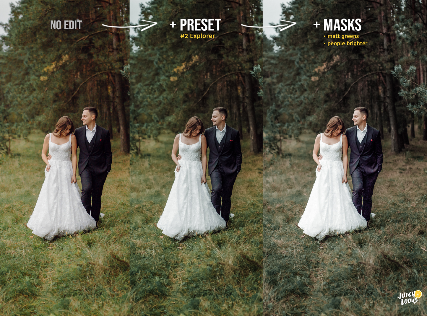 15 Lightroom AI Masks + 5 Presets Complete Bundle - Juicy Looks Presets