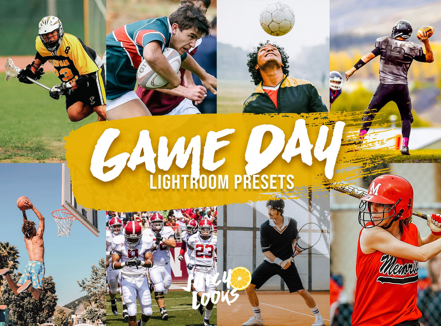 Game Day Sports Lightroom Presets for Mobile & Desktop - Juicy Looks Presets