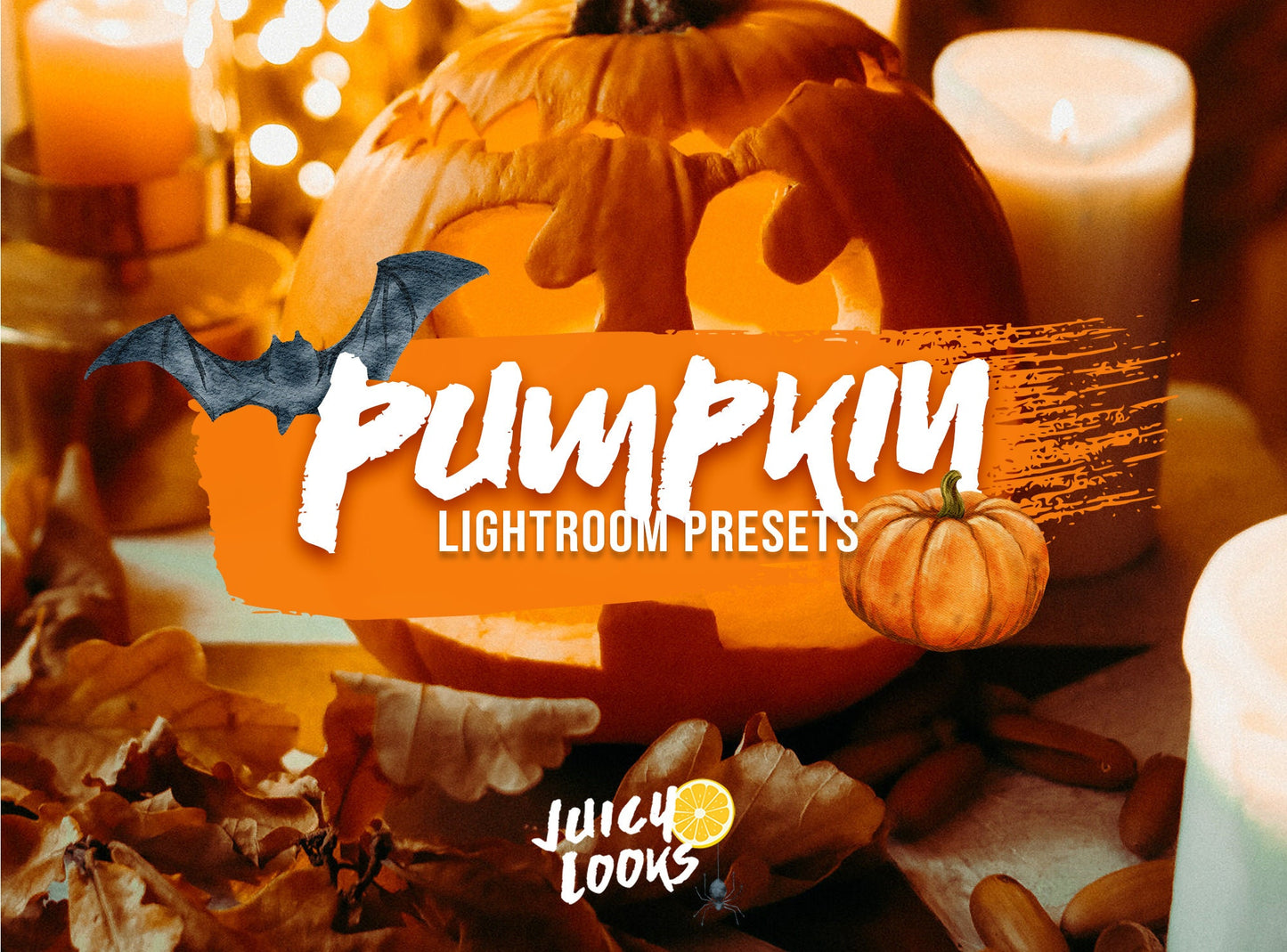 Pumpkin Halloween Lightroom Presets for Mobile & Desktop - Juicy Looks Presets
